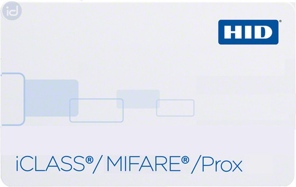 3963xK-EV1 HID Tarjeta Inteligente de Alta Seguridad iCLASS SE 32K Bit & MIFARE 8K bit con Sistema de Archivos & Proximidad Contactless.