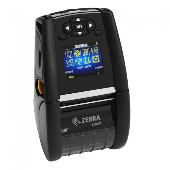 ZQ61-AUFAL00-00 Impresora Portatil Zebra ZQ610 203dpi Bluetooth 4.x Lateral Derecho