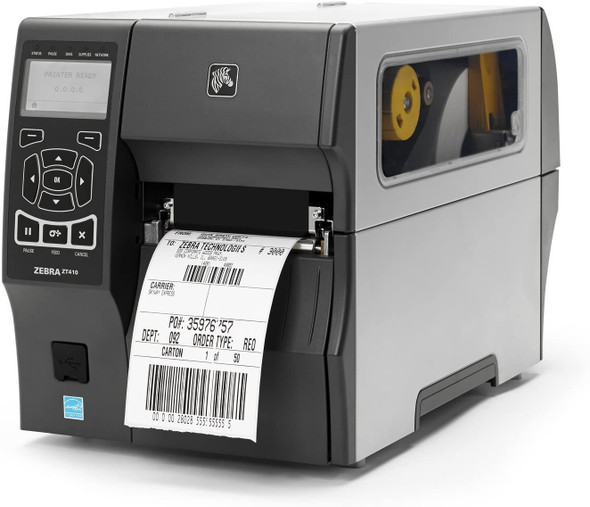 ZT41043-T0E0000Z Impresora Industrial Zebra ZT410 300dpi  en Proceso de Impresion