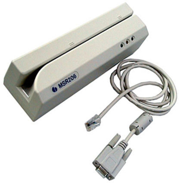 MSR206U-3HLR Lector - Escritor de Banda Magnetica con Conexion USB y RS232