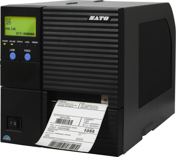 Impresora de Codigos de Barra Sato GT408e Serial con Dispensador WGT408231