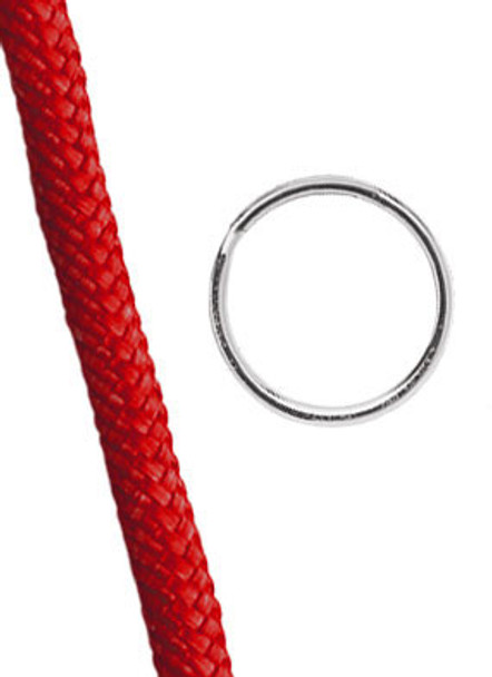 2135-3106 Cordon de 3/8" Color Rojo Brady Anillo Metalico