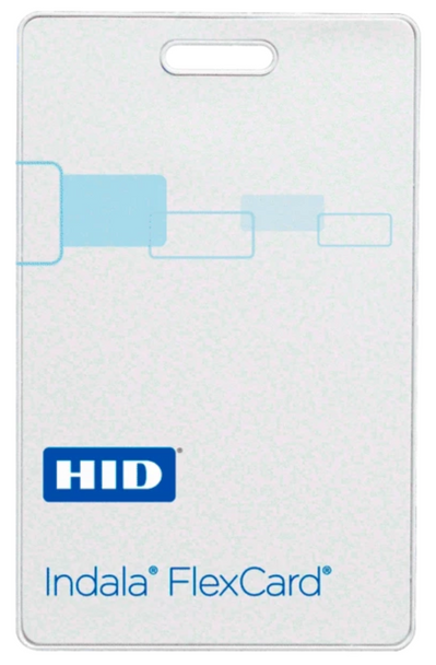 CXCRD-SCSMW-0000 Tarjeta HID Indala FlexCard CLAMSHELL sin contacto Sin Logo Casi Rusco Compatible