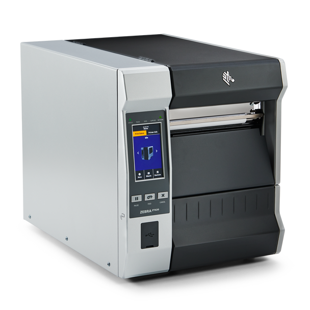 ZT62062-T010100Z Impresora Industrial Zebra ZT620 203dpi Lateral Derecho con Pantalla Tactil Opcional