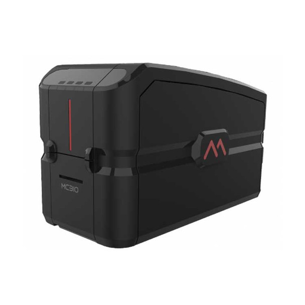 PR00300007 Impresora de Credenciales Matica MC310 - Un Solo Lado con Codificador de Banda Magnetica e Interfaz Dual - Imagen Lateral Izquierdo