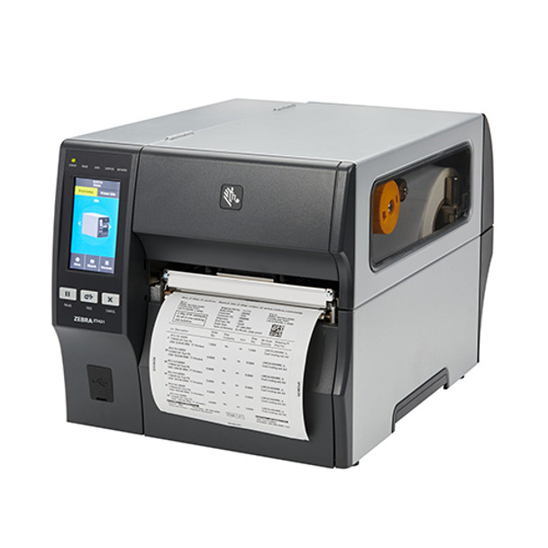 ZT42163-T010000Z Impresora Industrial Zebra ZT421 300dpi en Proceso de Impresion