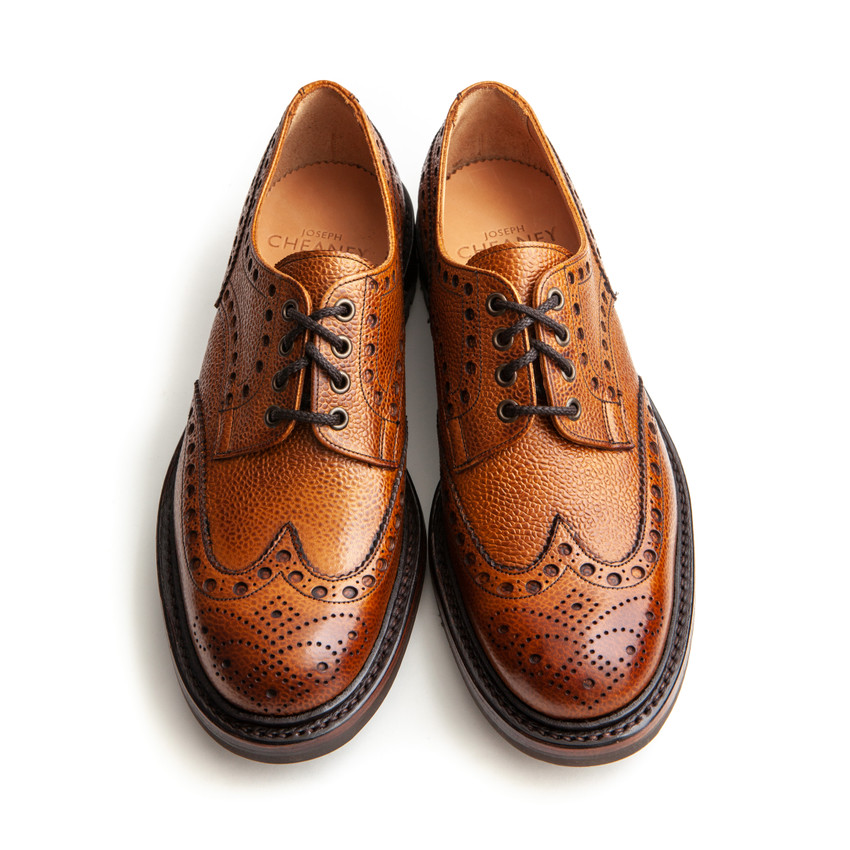 Almond Country Calf Tweed C - Cheaney - Leffot