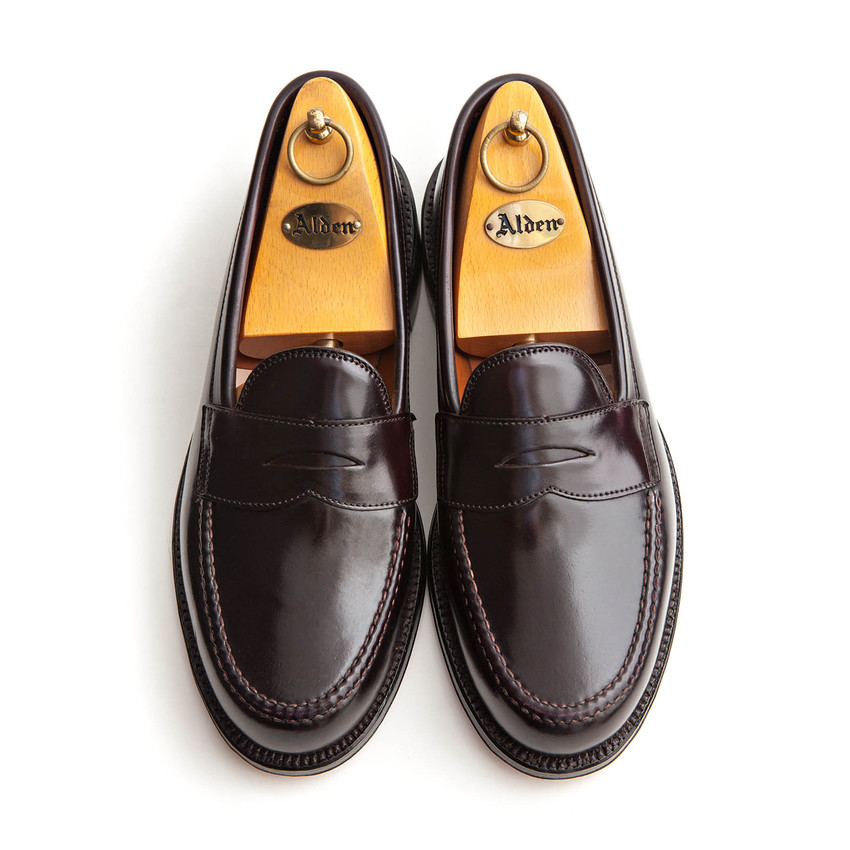 alden chromexcel loafer