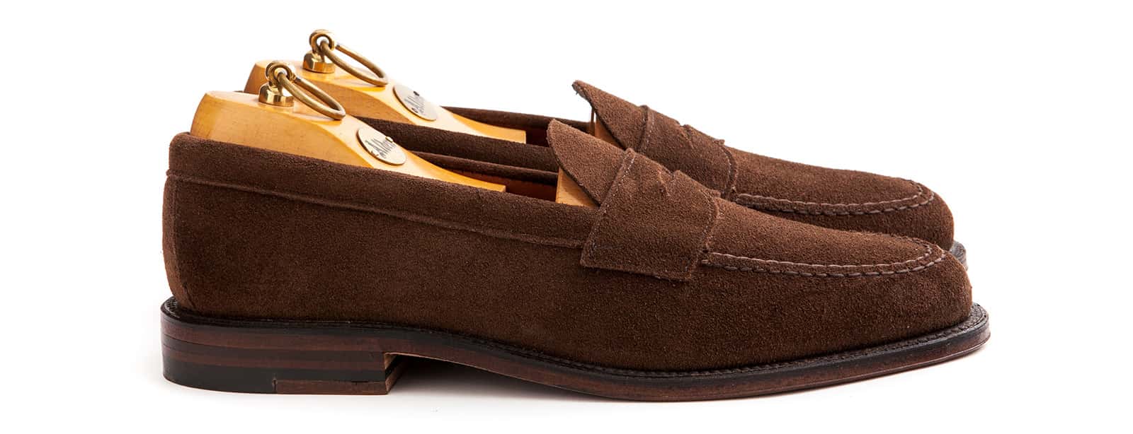 Alden Penny Loafer - Brown Suede - Leffot