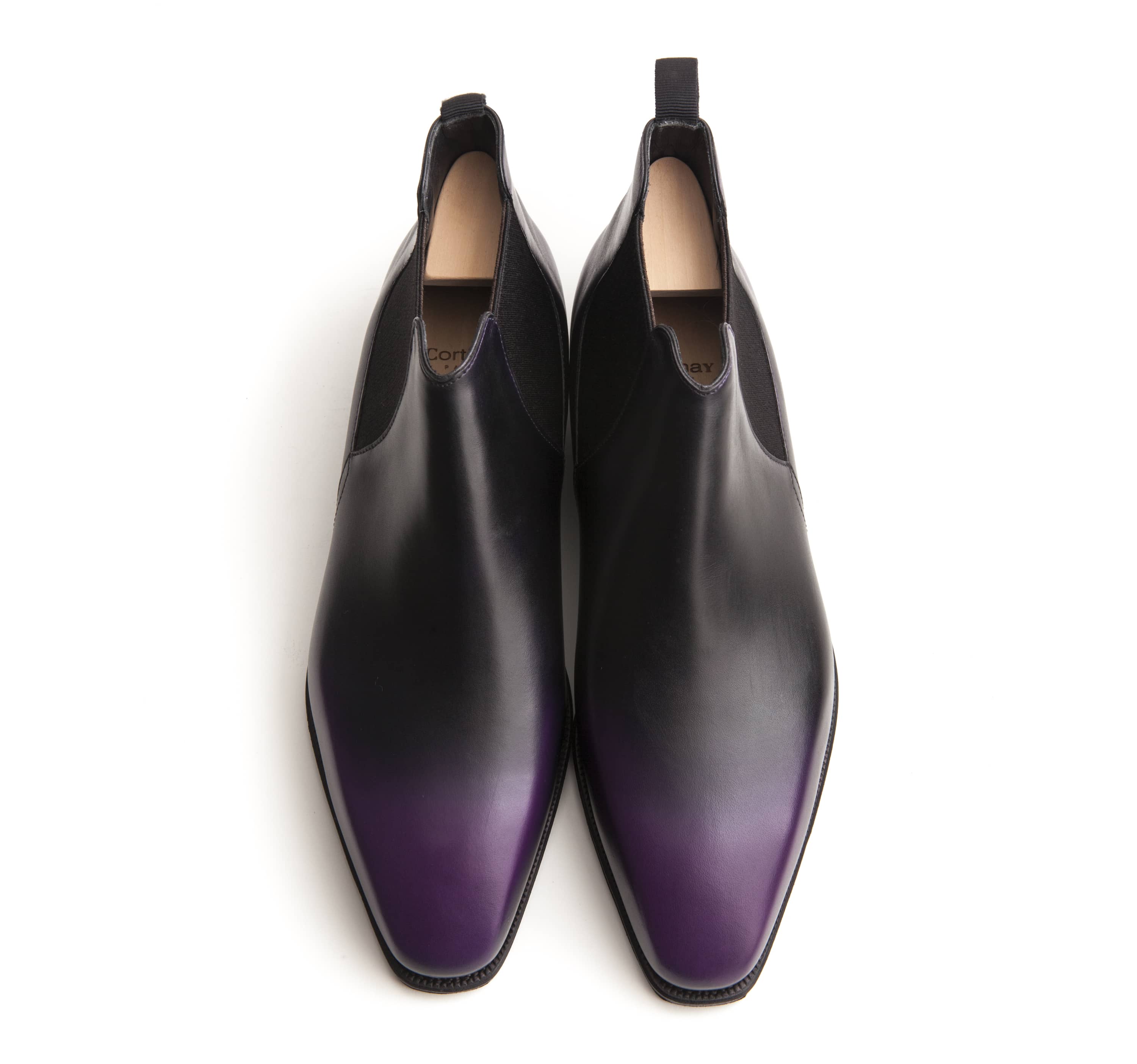 【試着のみ】コルテ／アルカ／パープル／10 Corthay - Custom Made Shoes - Leffot