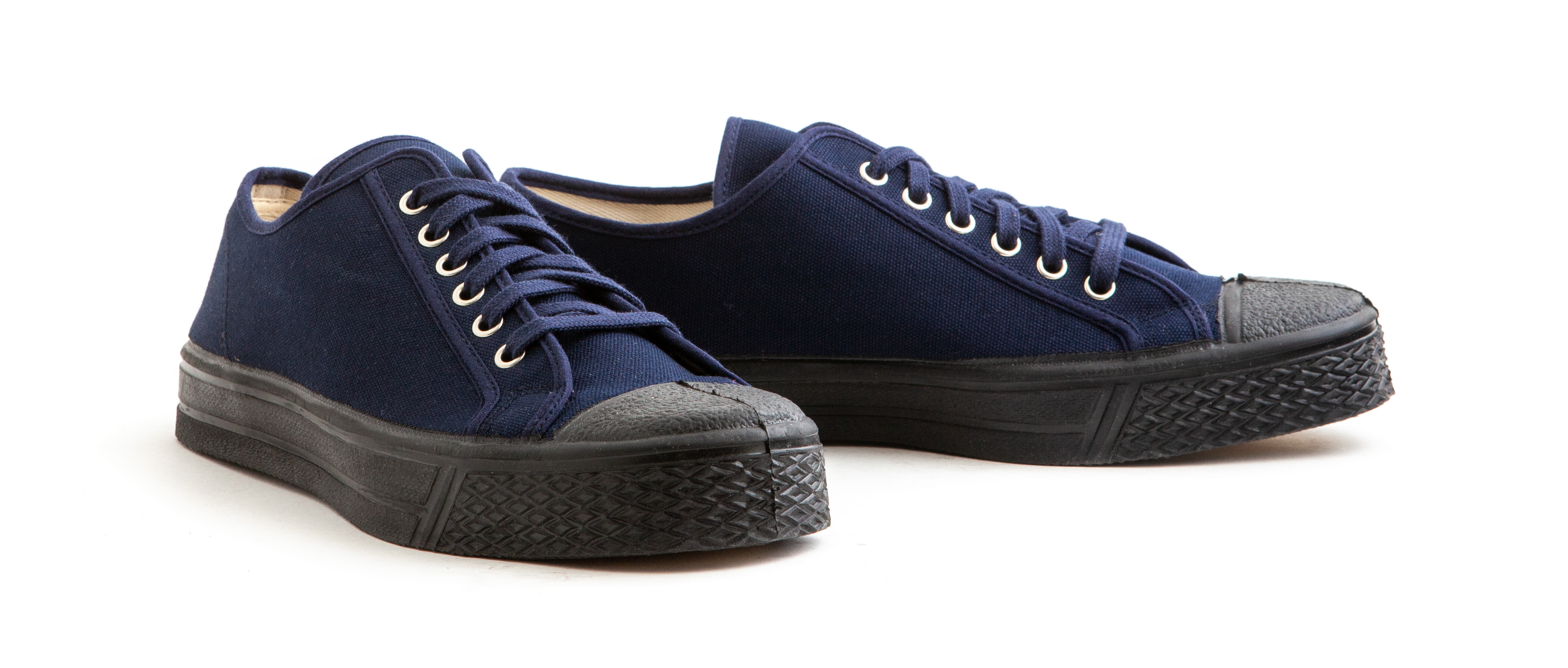 US Rubber Miltary Low Top - Navy - Leffot