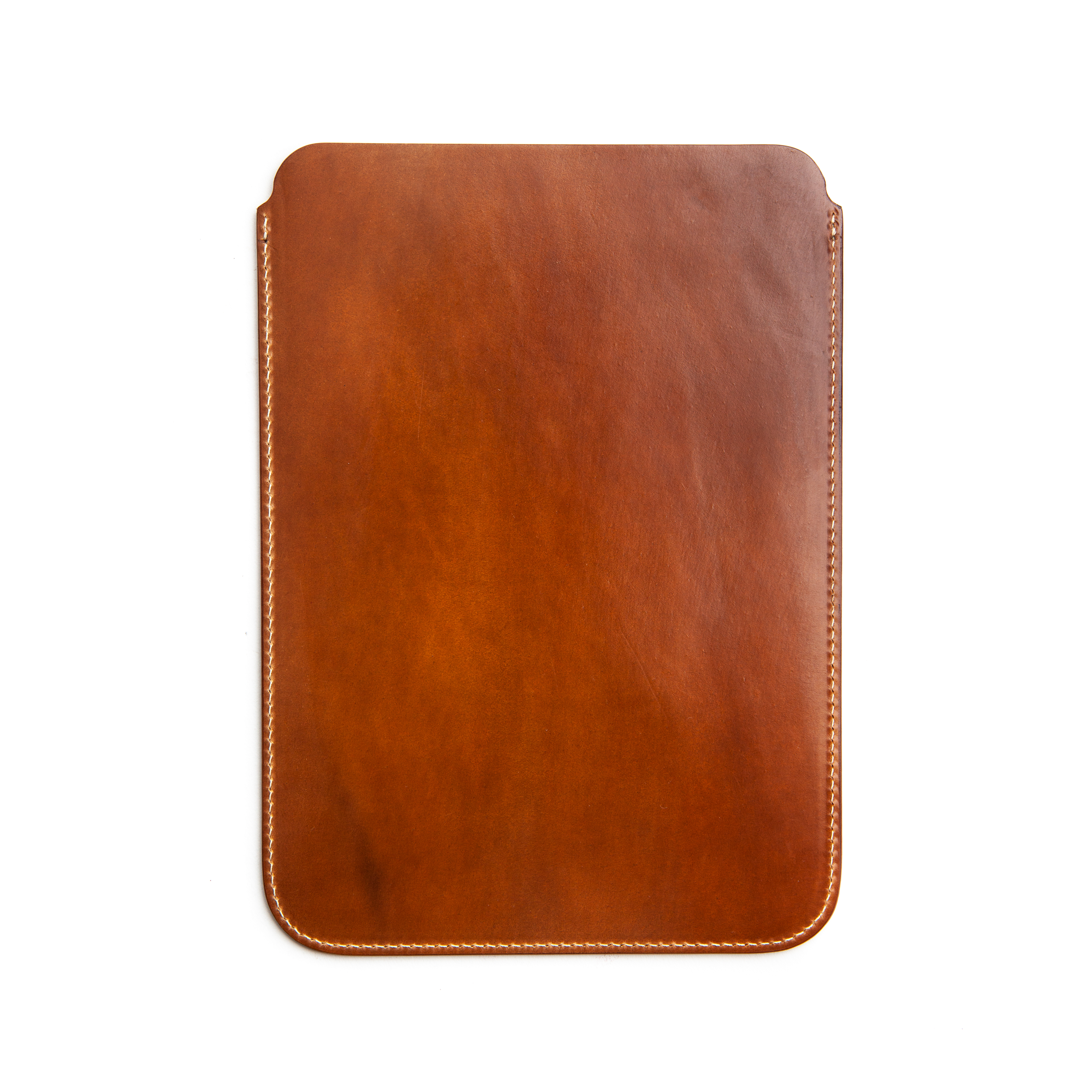 Leather Laptop Sleeve - Bourbon