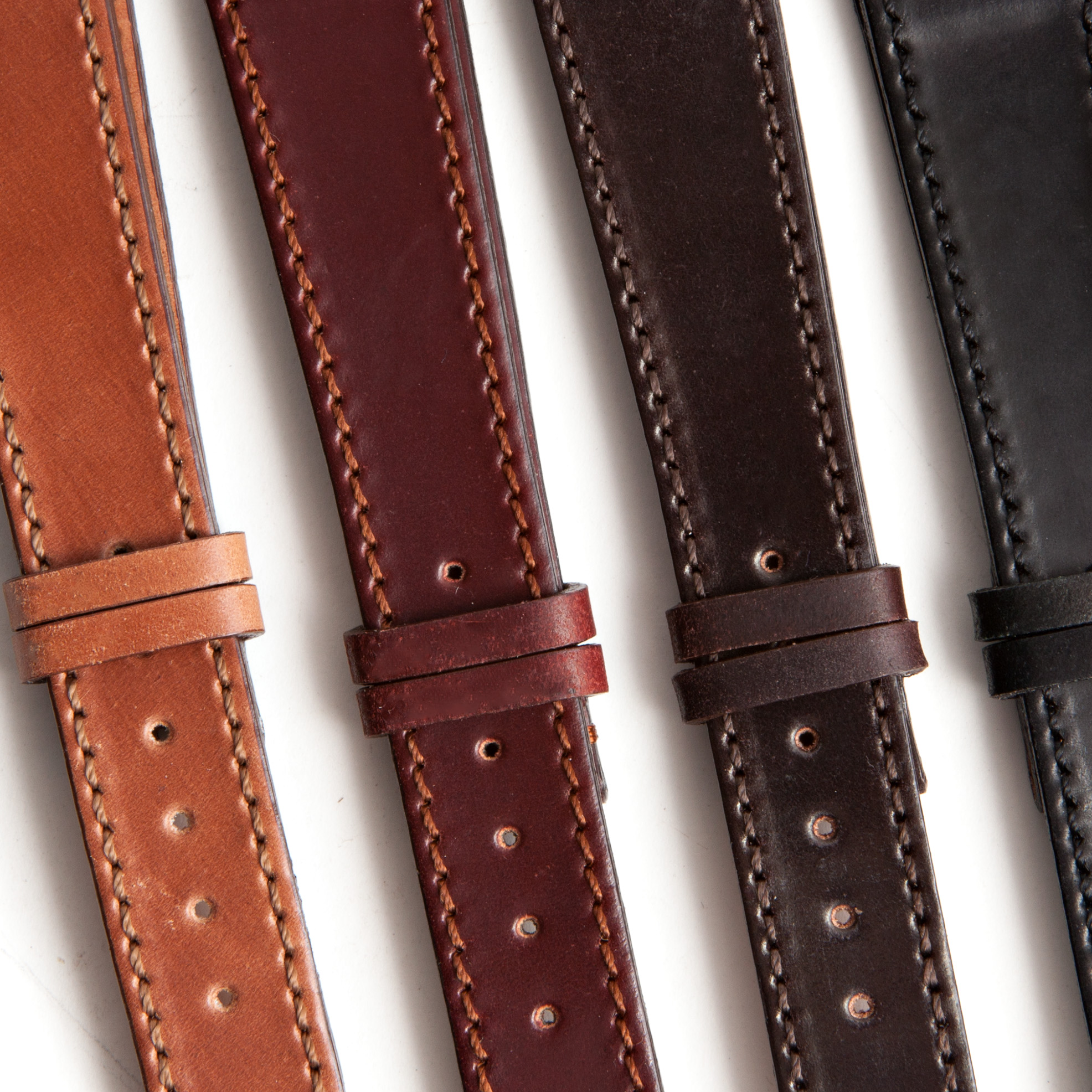 Shell Cordovan Watch Strap, Custom Made In USA