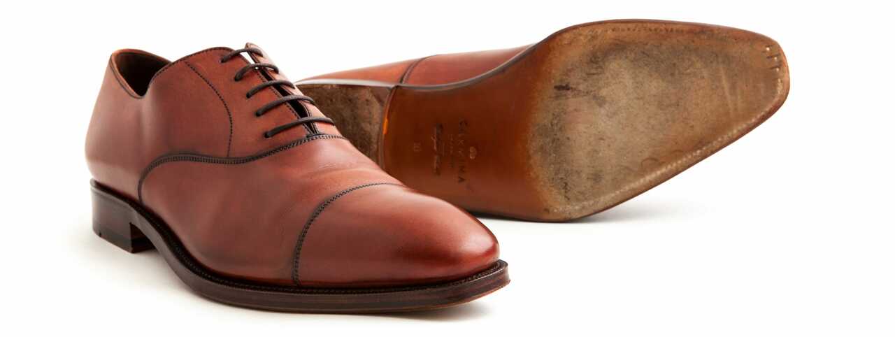 Carmina Captoe - Chestnut - Pre-owned - Leffot