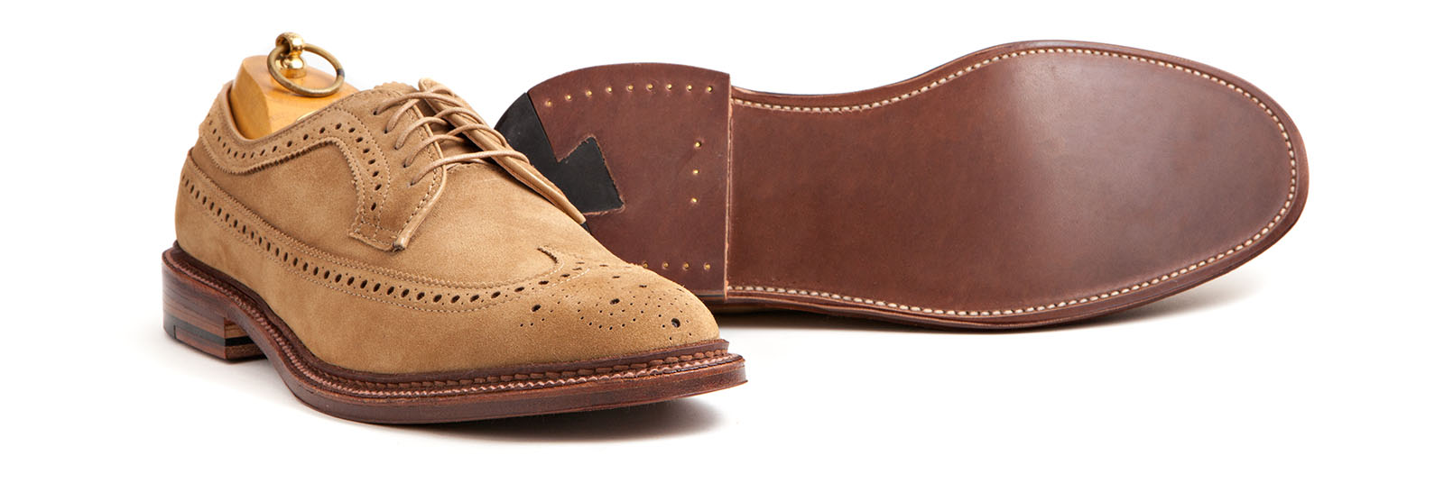 Alden x Leffot Longwing - Tan Suede - Leffot