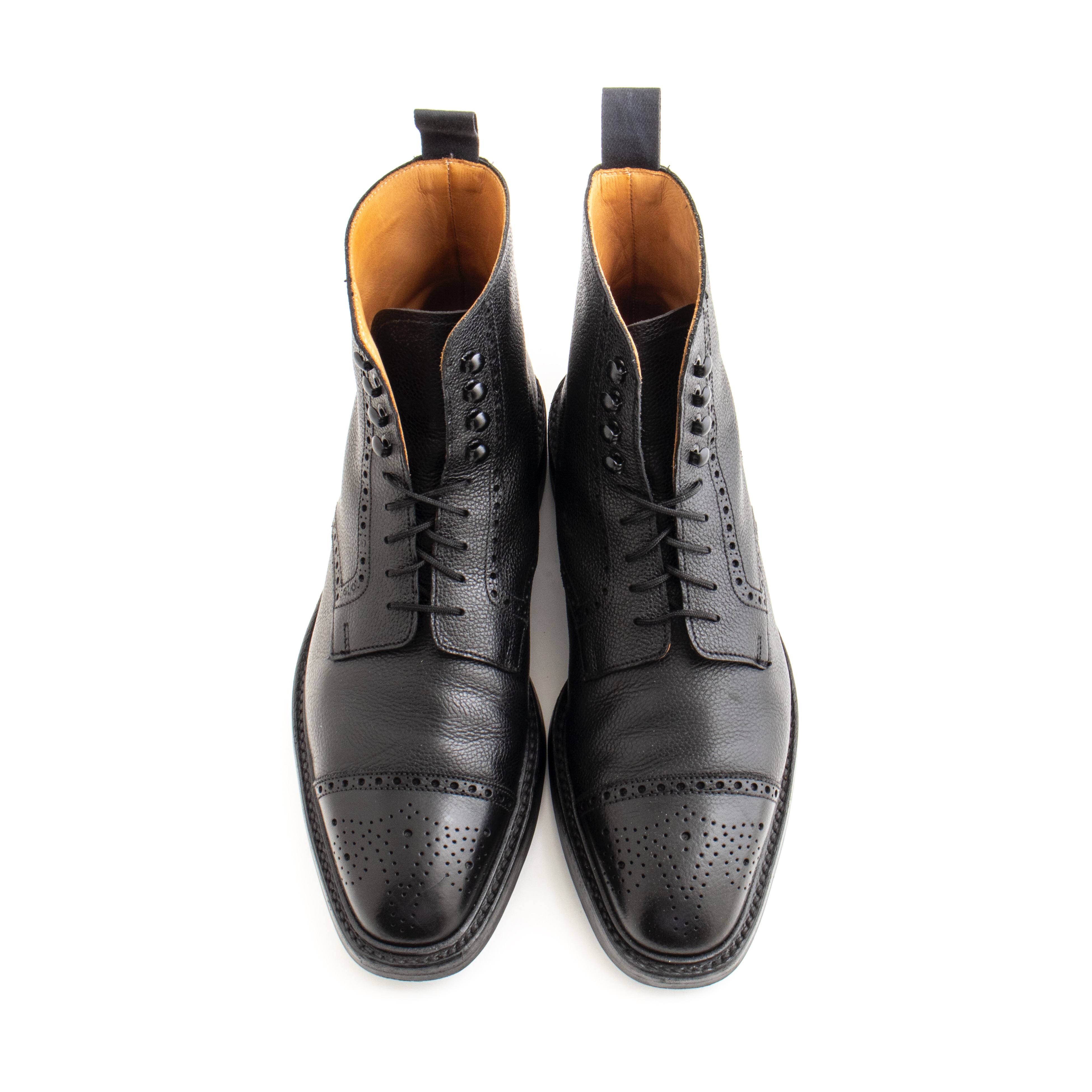 【着用1回】 7E　E CLEVERLEY 「The Coloney」 Anthony in Black Calf — George Cleverley