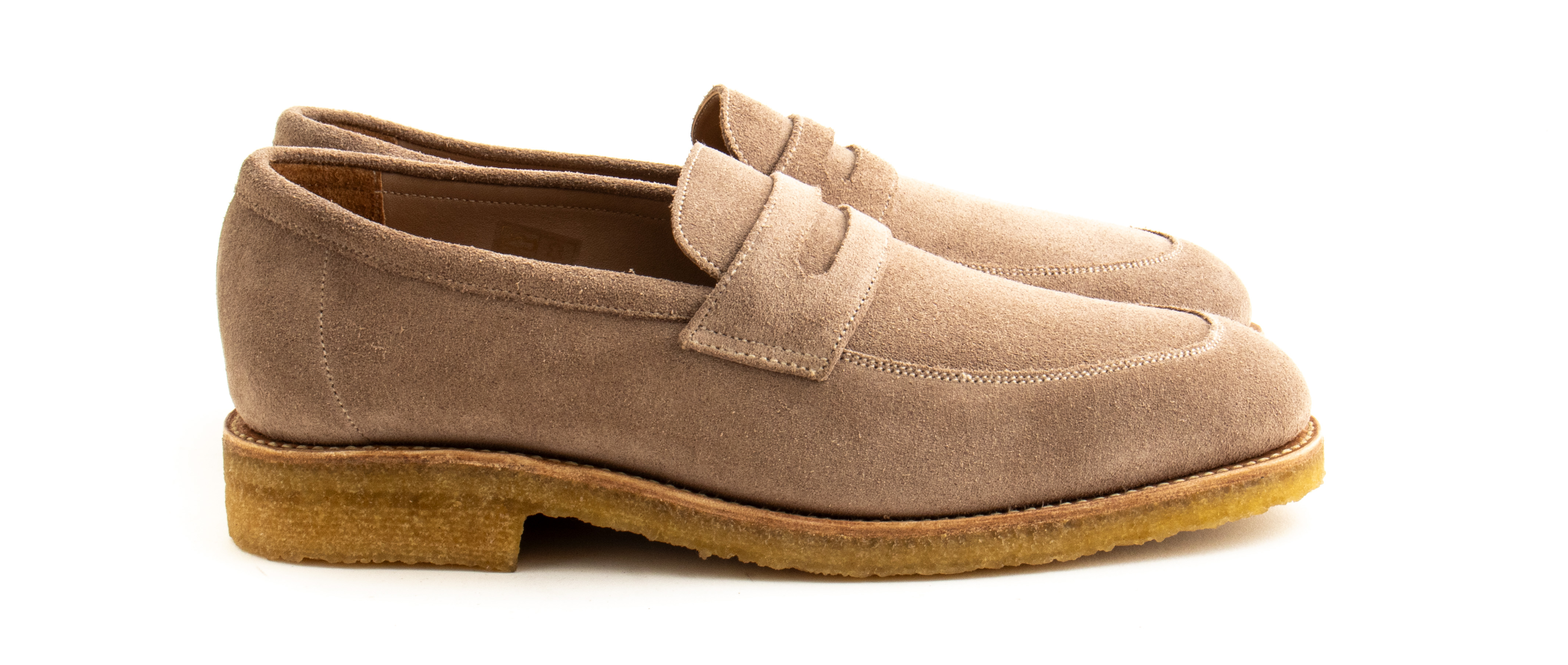 Majordome M08 Penny Loafer - Taupe - Leffot