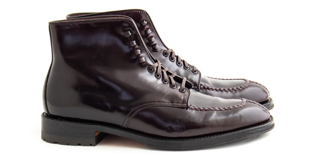 靴 ALDEN/45407H/Tanker Boots/US6D ALDEN Boots 45407H Tanker Boots Chromexel Leather Dark Brown