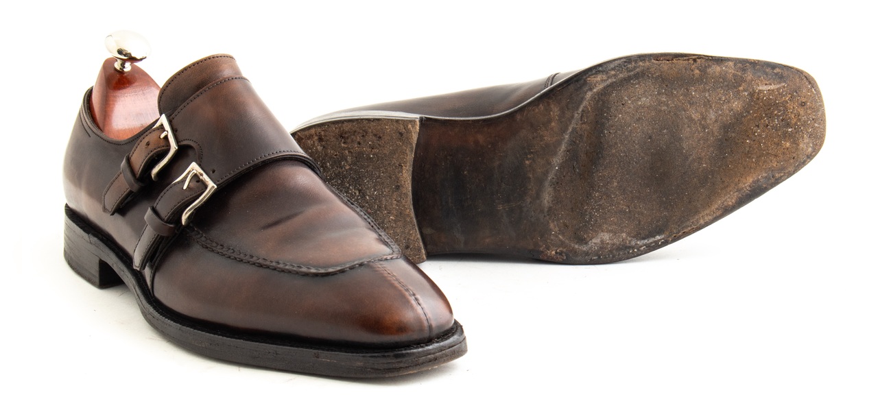 靴 John Lobb UZES 5 1/2 John Lobb - Hartland Dark Brown Leather Dress Shoe