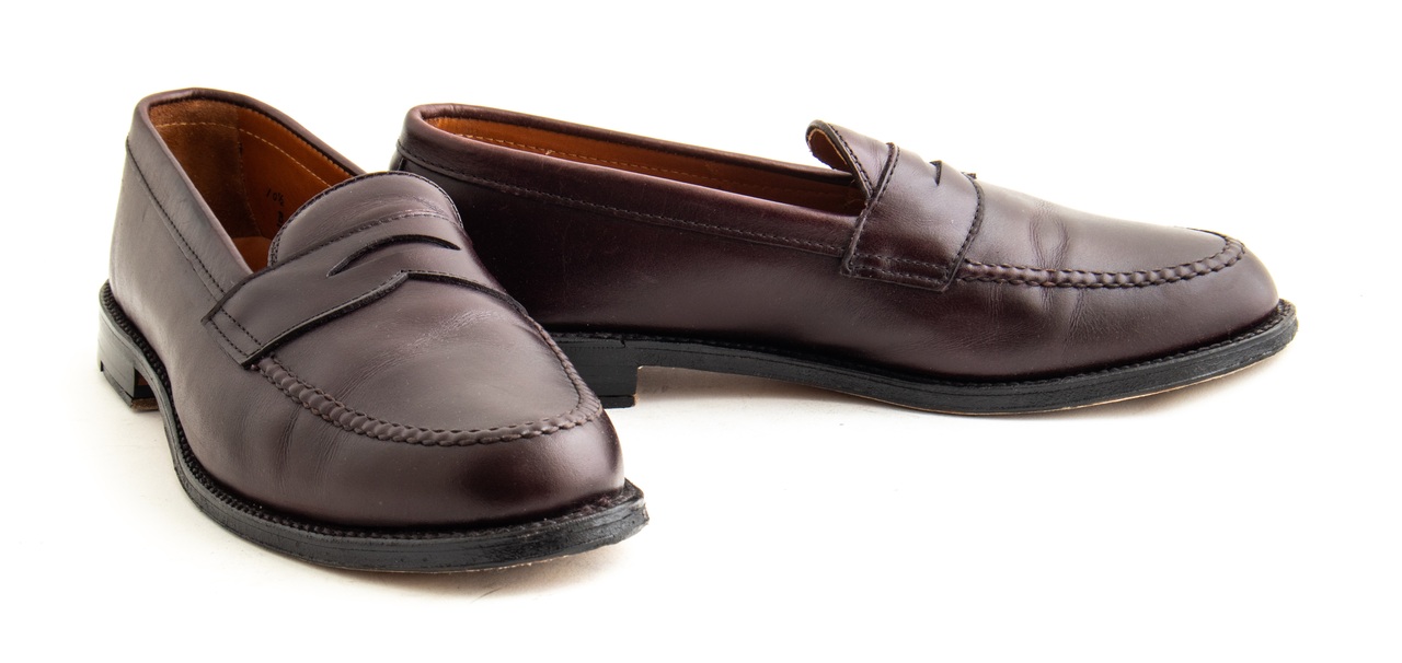Alden Penny Loafers 984 カーフレザー ペニー ローファー Alden Penny Loafer - Pre-owned - Leffot