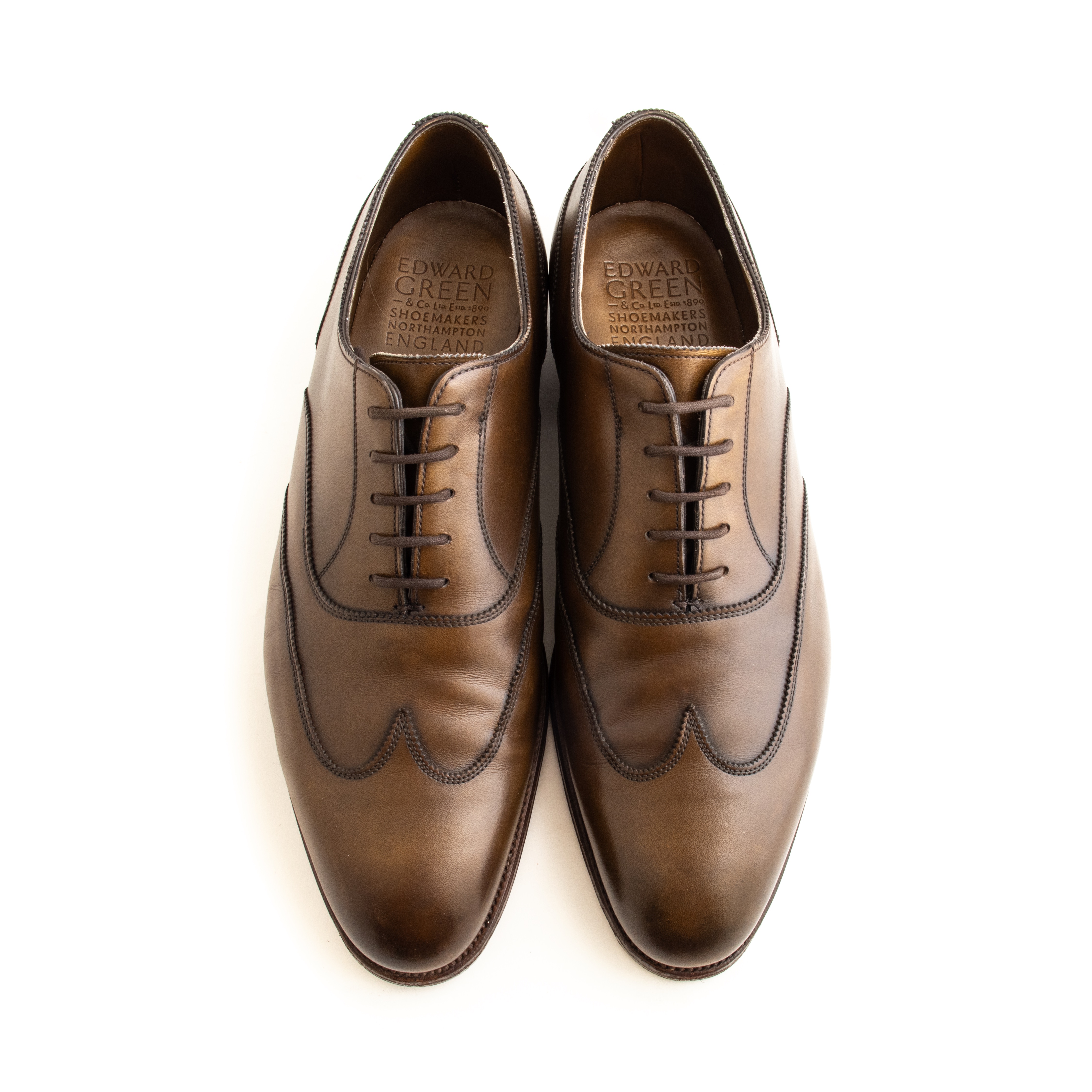靴 Edward Green Beaulieu 808 UK7.5D Beaulieu Midnight Blue Antique Calf – Double Monk