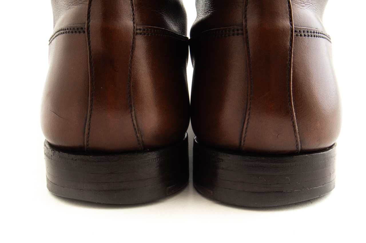 クロケットアンドジョーンズ BALMORAL 7.5 Crockett & Jones Balmoral Boot - Pre-owned - Leffot