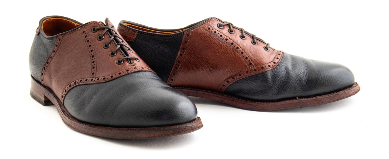 靴 Alden 991 Black saddle Shoes Alden Saddle Shoe - Color 8 / Black - Leffot