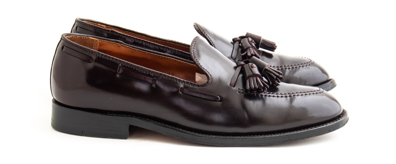 極上品】ALDEN TASSEL LOAFERS BROWNCALF 6H Alden Original Tassel
