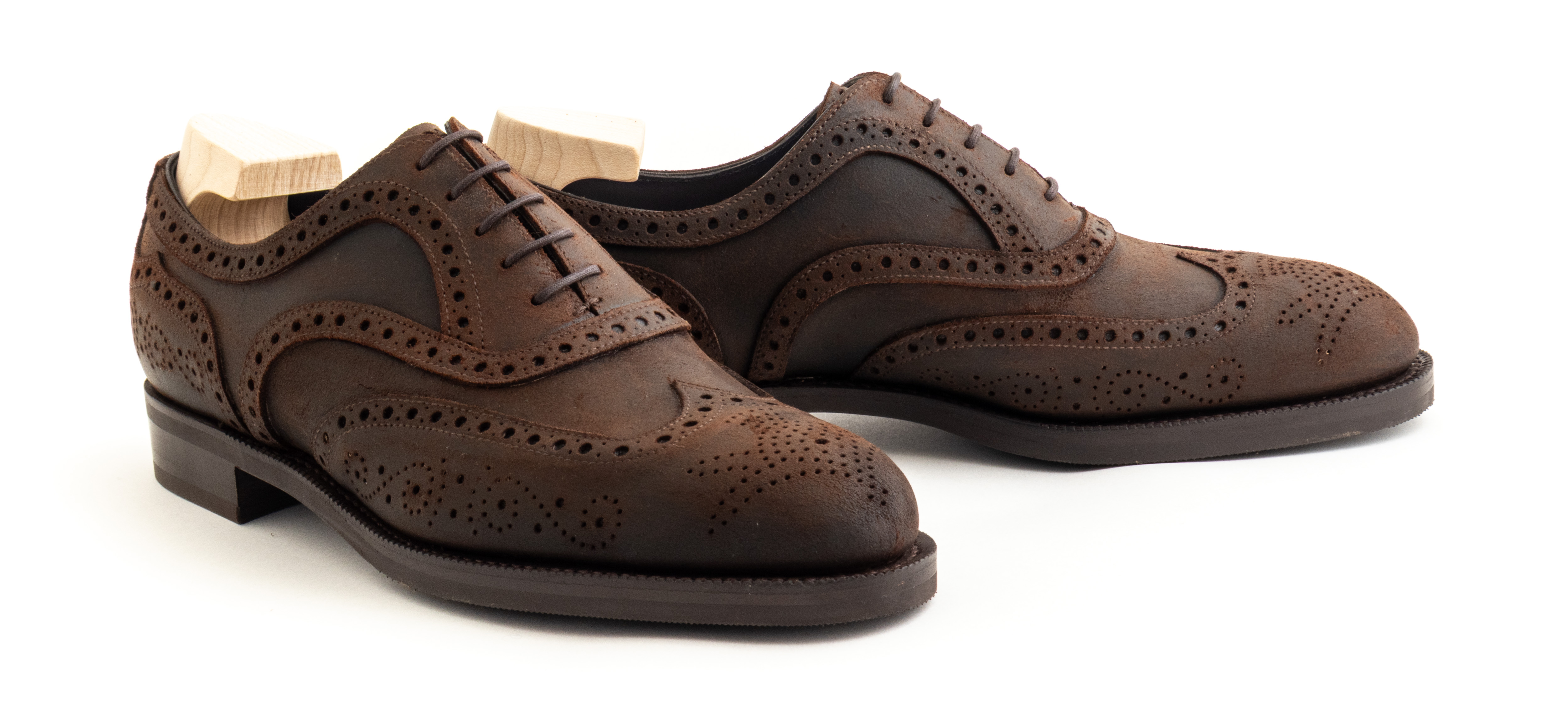 Leffot EG Falkirk Iron Waxed Suede