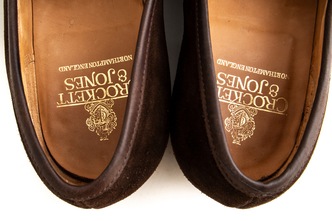 Crockett & Jones POOLE　ネイビー 5.5 Crockett & Jones Poole - Pre-owned - Leffot