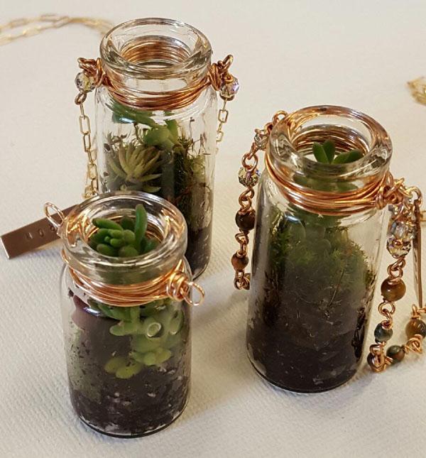 Tiny Living Terrarium Necklace Tutorial - Rings & Things