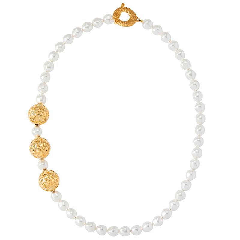 Baroque Beauty Pearl Necklace Tutorial Baroque Beauty Pearl Necklace Tutorial