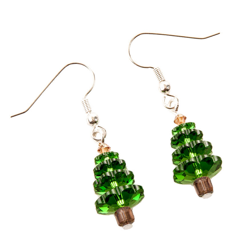 Crystal Tree Earrings Tutorial