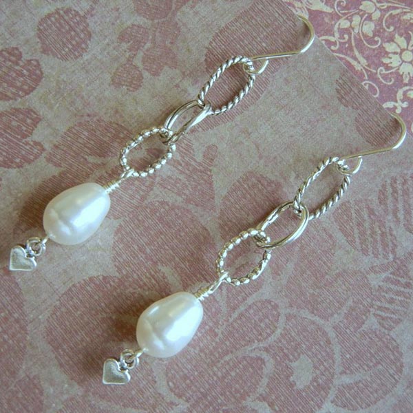 Drops of Light - Pearl Earrings Tutorial Drops of Light - Pearl Earrings Tutorial