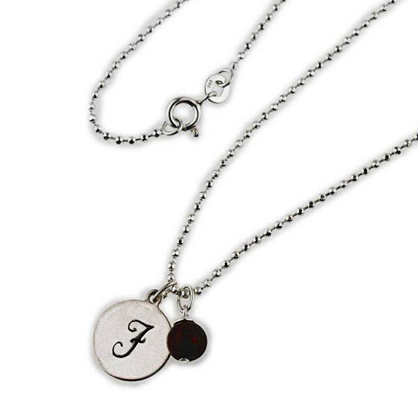 J is for January - Birthstone Necklace Tutorial J is for January - Birthstone Necklace Tutorial