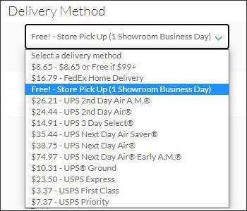 Pickup in Store Pickup in Store