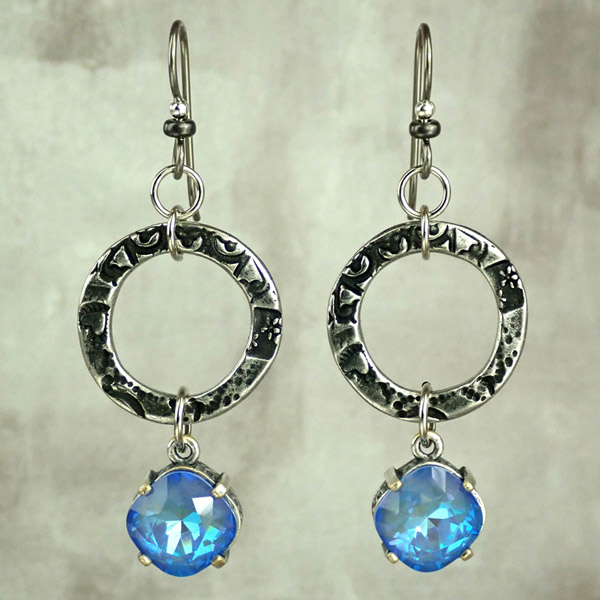 Blue Halo Earrings Tutorial Blue Halo Earrings Tutorial