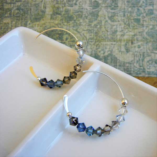 Crescent Moon Hoop Earrings Tutorial Crescent Moon Hoop Earrings Tutorial