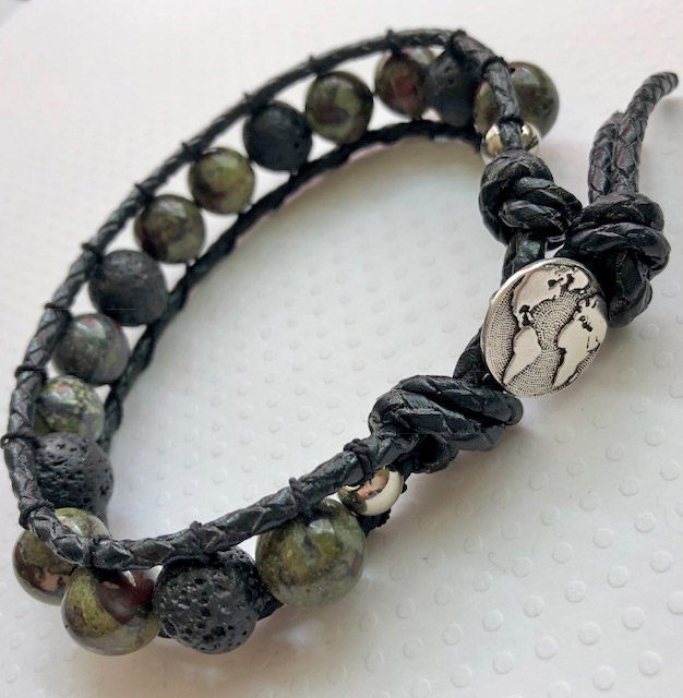 Dragonfire Men's Wrapped Bracelet Tutorial Dragonfire Men's Wrapped Bracelet Tutorial