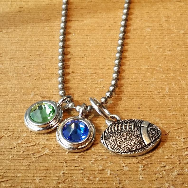 GO TEAM! Seahawks Colors Key Ring GO TEAM! Seahawks Colors Key Ring