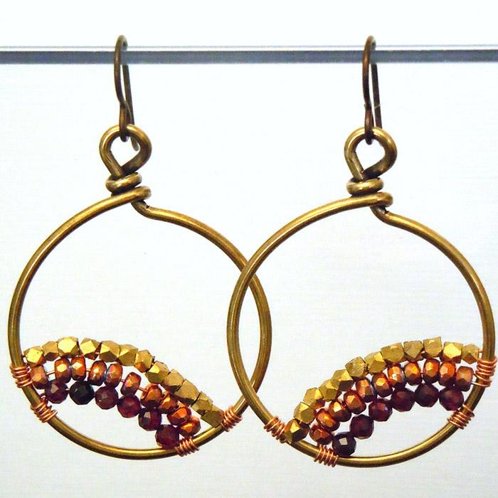 Going with Garnets Earrings Tutorial Going with Garnets Earrings Tutorial