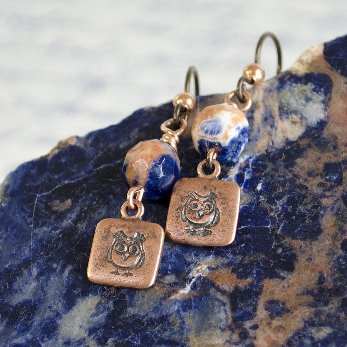 Hootie and the Sodalites Earring Tutorial Hootie and the Sodalites Earring Tutorial