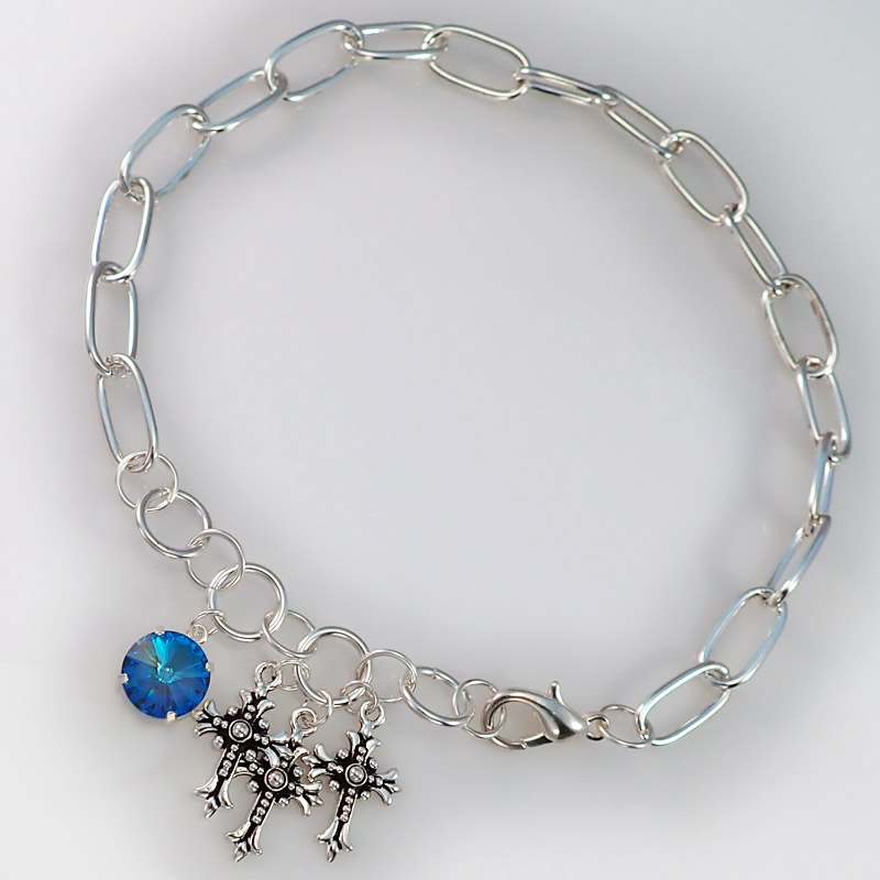 My Blue Heaven Choker Necklace Tutorial