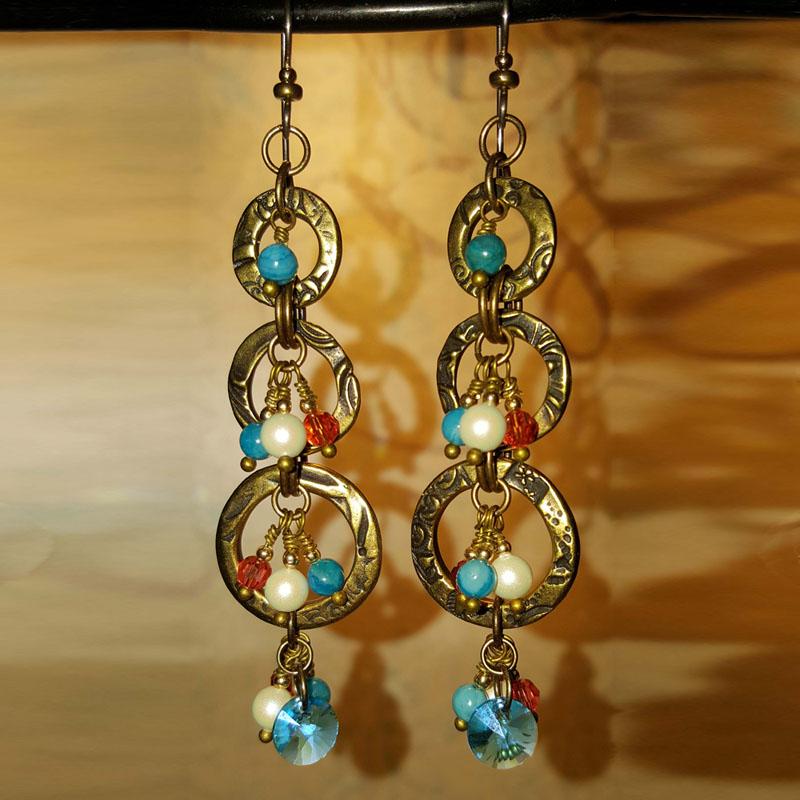 Ring Around the Rosies Earring Tutorial