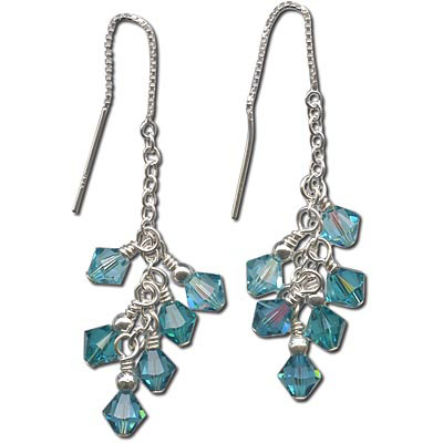 Threads of Turquoise Earrings Tutorial