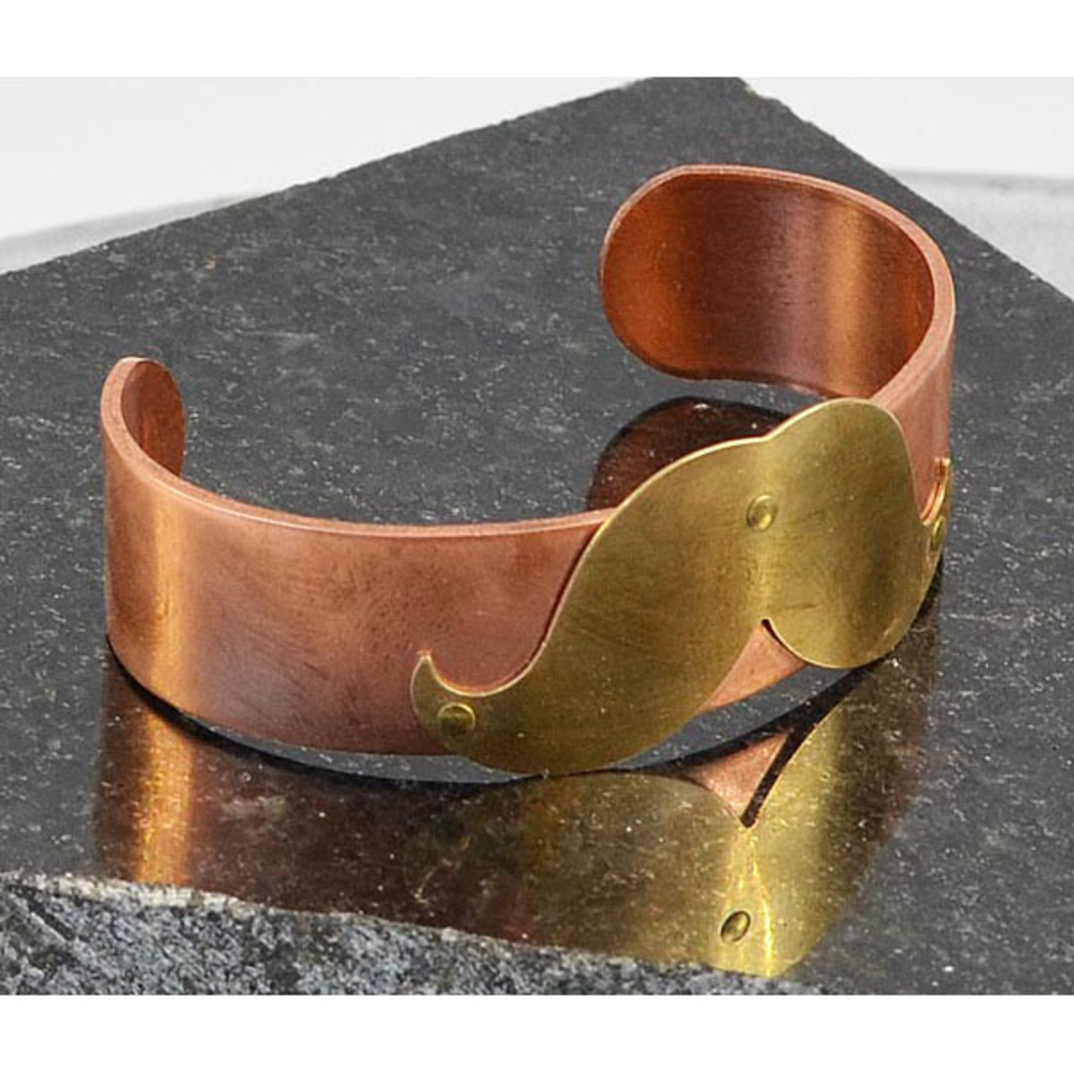 A Mustache For Your Wrist Cuff Bracelet Tutorial