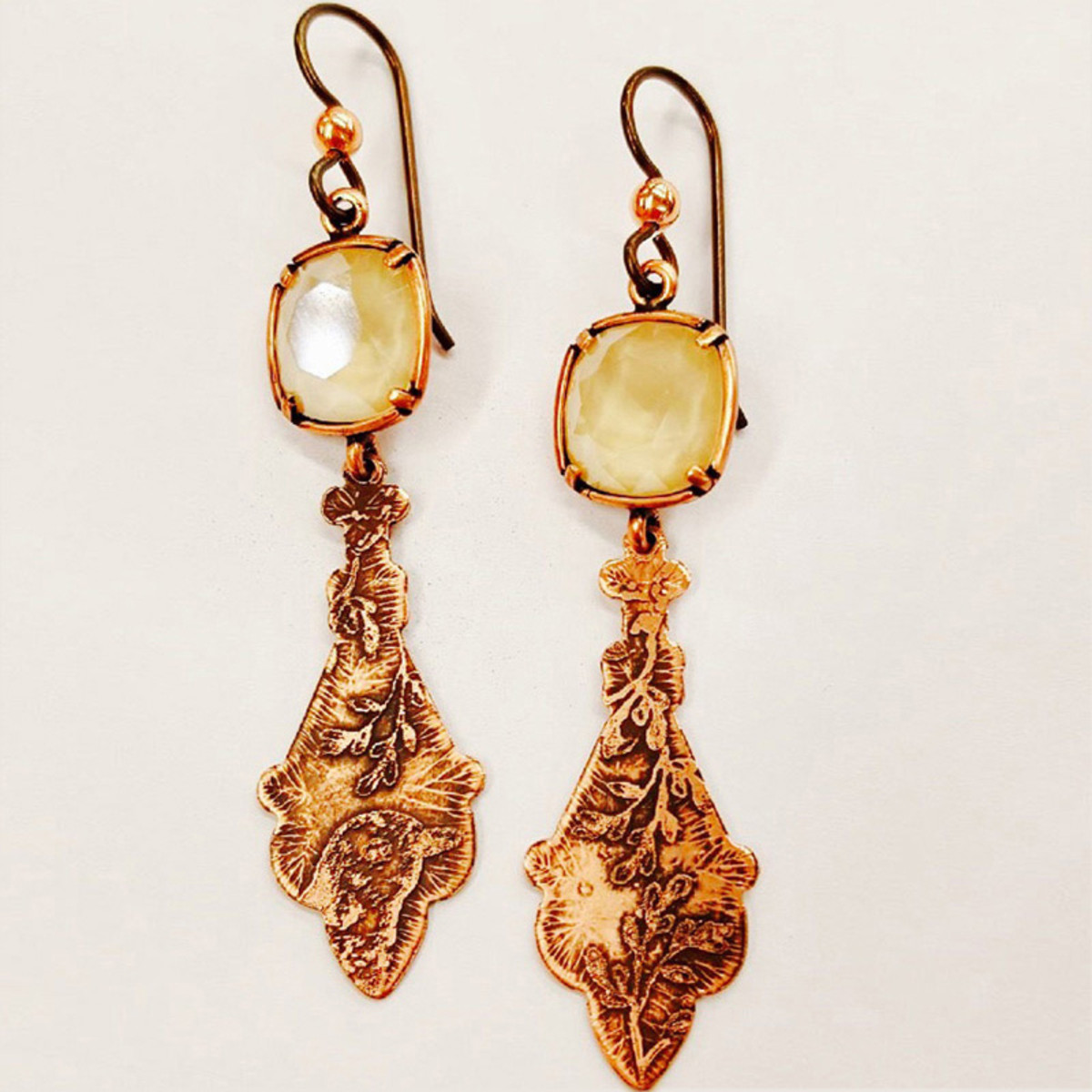 Victoria - Etched Earrings Tutorial Victoria - Etched Earrings Tutorial