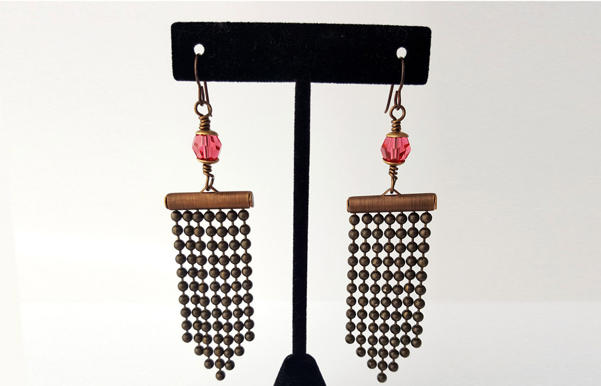 Bead Curtain Earrings Tutorial Bead Curtain Earrings Tutorial