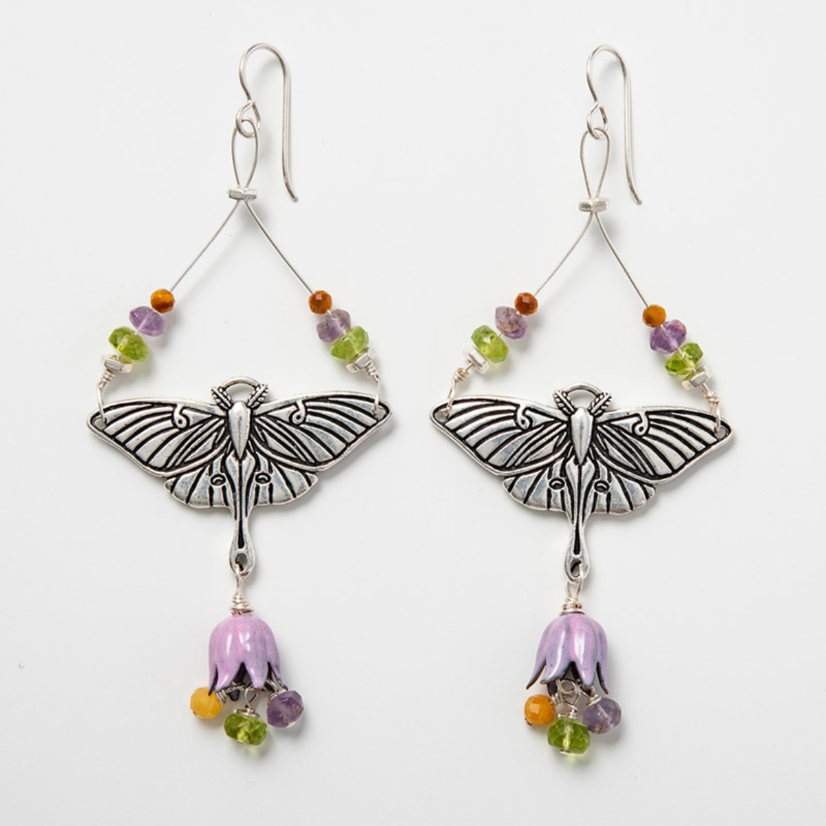 TierraCast Luna Moth Earrings Tutorial