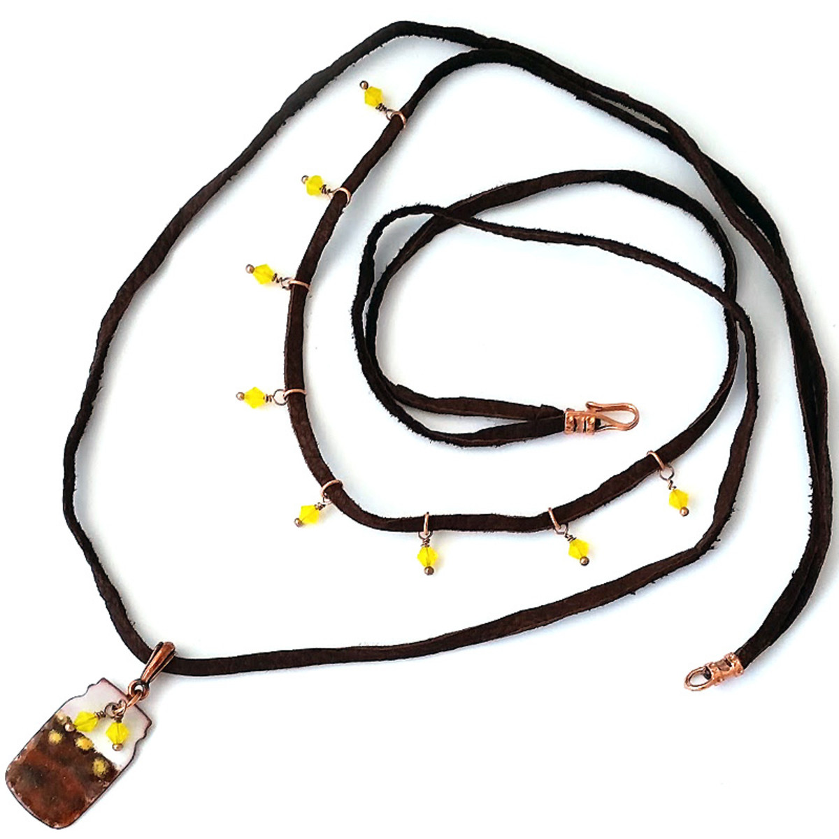 Sun Tea Enameled Pendant Necklace Tutorial Sun Tea Enameled Pendant Necklace Tutorial